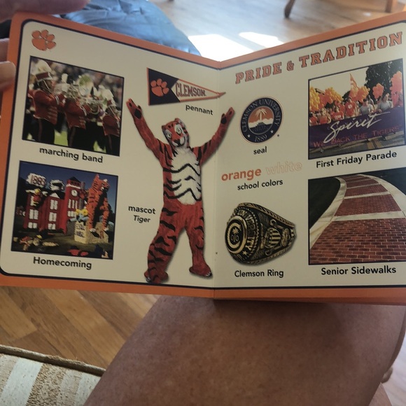 CLEMSON UNIVERSITY 101 MY FIRST TEXT BOARD BOOK - Picture 2 of 10